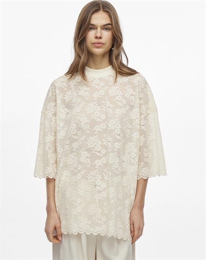 Kolo 3/4 Lace T-shirt - Vila
